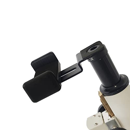 12.5X Microscope Metal Mobile Phone Holder, 23.2mm Tube