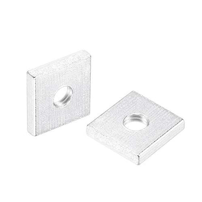 uxcell Square Nuts M3x10mmx2mm Zinc-Plated Metric Coarse Thread Assortment - size: M3x10mmx2mm