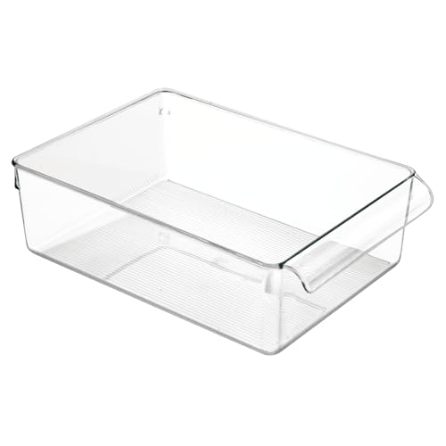 iDesign Fridge Storage Bin, Clear - style: Pack of 1