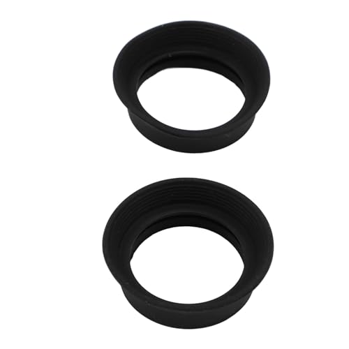 2Pcs Eyepiece Eye Cups, Eyepiece Cover Guards Foldable Soft Rubber Binocular Microscope Eyepiece Eye Guards for 28-32mm Microscope Monocular Binocular Eyepiece