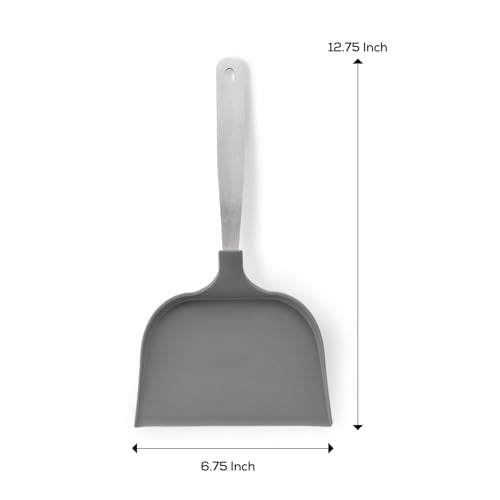 Mrs. Anderson’s Baking Jumbo Cookie Spatula, 18/8 Stainless Steel and Nylon, Over 6-Inches Wide - size: Jumbo 6-Inch Wide, Silicone