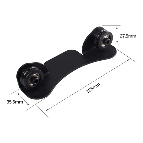 3D Printer Filament Spool Holder, Sheet Metal Stand Rack Bearing Adjustable - size: Black Metal