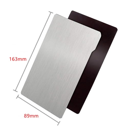 KOYOFEI 2PCS Resin 3D Printer Flex Build Plate for Anycubic Photon Mono 4, Spring Steel Flexible Plate and Magnetic Base Platform for Photon Mono 4, Mono 4 Ultra - size: Mono 4(163*89mm)
