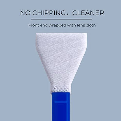 K&F Concept APS-C Sensor Cleaning Kit - 16pcs Swabs, 20ml Cleaner & Gloves, Camera Lens Cleaning Kit for CMOS & CCD Sensors