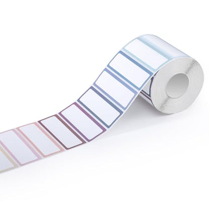 1000 Pcs Removable Freezer Labels 1 x 3 Inch, 10 Colors - size: 1 x 3 Inch