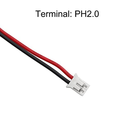I Type Battery Clip Lead Wire 10PCS 15cm 9V Battery Snap to 2-Pin PH2.0 Connector Cable,9 V Battery Clip Connector