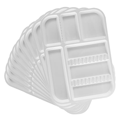 JMU 10 Pcs White Dental Instrument Trays Size B 13.25" x 9.75" - color: White, size: 10