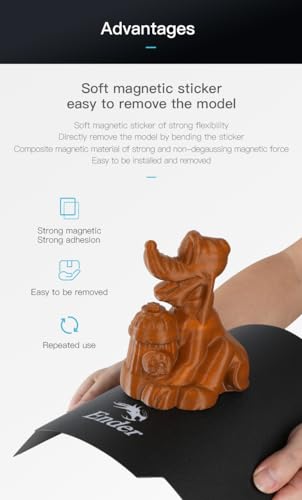 Creality Ender 3 Upgrade Bed, Ultra Removable Magnetic 3D Printer Build Surface Heated Bed Cover for Ender 3/Ender 3 Pro/Ender 3 V2/Ender 3 Neo/V2 Neo/Ender 3 S1/Pro/Ender 5 Pro 3D Printer 235X235mm - style: Ender 3 Upgrade Bed