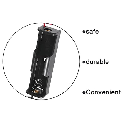 (Pack of 8 Single AA Battery Holder, 1 X 1.5V AA Battery Holder, AA Battery Holder with Leads Wires (8PCS 1AA) - size: 8PCS 1AA