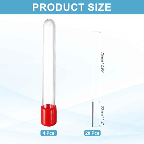 MECCANIXITY 20Pcs 3D Printer Nozzle Cleaning Kit Precision 0.4mm Stainless Steel Cleaner Needles for 3D Printer Clog Removal, Maintenance - size: 0.4mm