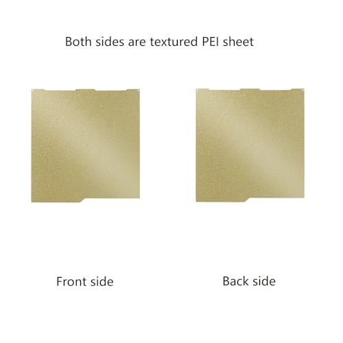 PEI Build Plate for Anycubic Kobra 3/Kobra 3 Combo - 256x268mm Double Sided Textured PEI Sheet | Ultra-Strong Adhesion for PLA, PETG, ABS, TPU | No Glue Needed | Flexible Magnetic Steel Plate