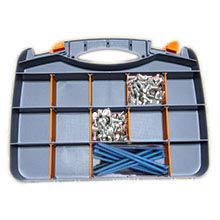 Double Sided Small Parts Organizer Box, 30 Adjustable Compartments - size: Mini Plastic Organizer
