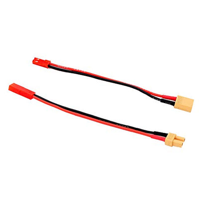 2pairs JST Male to XT30 Male/JST Female to XT30 Female Adapter with 10cm 4in 20awg Wire(BDHI-14)