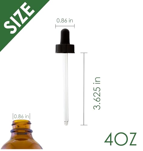 GreenHealth 22/400 Glass Dropper assembly with rubber bulb and glass pipette - Pack of 6
