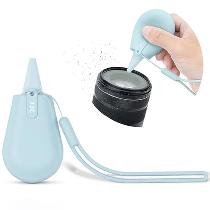 JJC Pocket-Sized Silicone Camera Dust Blower Small Lens Air Blower - Blue - color: Blue, size: Small
