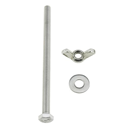 8Sets M6 x 100mm Stainless Steel Wooden Flower Press Flower Press Kit Wing Butterfly Screws Bolts Wing Hand Bolts Flower Press Kit