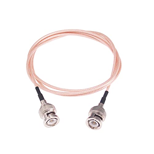 1pc BNC Male to BNC Male Extension Coax Cable RG316 3feet 1m RF Coaxial Antenna Jumper(F78-1)
