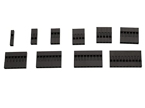 710Pcs 2.54mm Jumper Wire Cable Female Connector with 40 Pin Pitch Single Row Pin Headers,Male/Female Pin Connector Kit