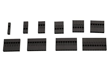 710Pcs 2.54mm Jumper Wire Cable Female Connector with 40 Pin Pitch Single Row Pin Headers,Male/Female Pin Connector Kit