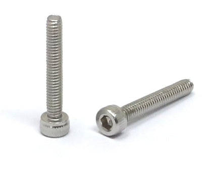 iexcell 100 Pcs M2.5 x 16mm Thread Pitch 0.45 mm Stainless Steel 304 Hex Socket Head Cap Screws Bolts Kit - size: M2.5 x 16mm
