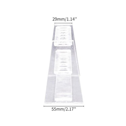 RUIAN Acrylic Test Tube Rack 6 Wells Clear Holder for 10ml Centrifuge Tubes