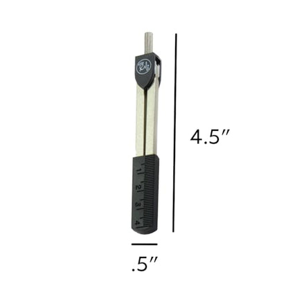 EMI Basix Nursing Medical EKG Caliper EKG-101 (Black) - color: Black