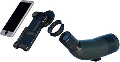Phone Skope Complete Digiscoping Kit: Ideal Scope Camera for Hunting/Birding/Stargazing - Phone Scope Adapter Kit Includes Phone Scope Mount Case, Eyepiece Adapter, Lens Cloth - Fits Most Smartphones - color: Compatible with iPhone 11 PRO (3 Cameras), siz