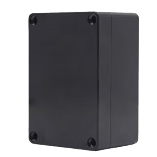 Project Box for Electronics -Electrical Enclosure, Junction Box ABS Plastic Dustproof Waterproof IP65, with 4 PCS M16 Cable Glands Black (6.3x4.33x3.54 inch (160 x 110 x90 mm) - size: 6.3x4.33x3.54 inch (160 x 110 x90 mm)