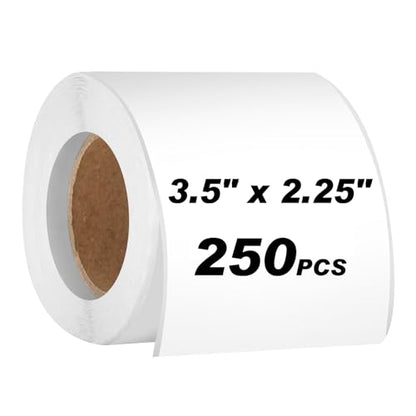 250pcs 3.5 x 2.25 Inch Blank Name Tag Stickers Removable Freezer Labels