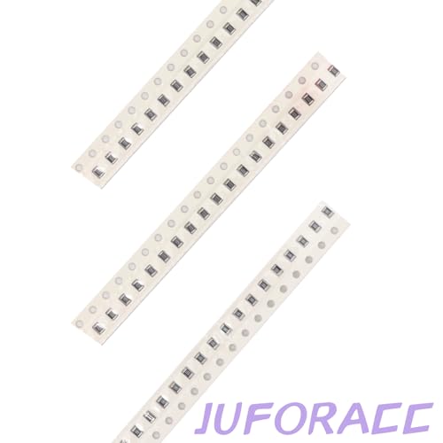 1500PCS 0805 SMD Resistor Kit 0-10M Ω ohm 60 Values 1/8 Watt 0.125W ±1% Tolerance Thick Film 0-10MR SMT Chip Resistors Assortment Set