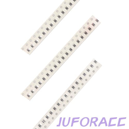 1500PCS 0805 SMD Resistor Kit 0-10M Ω ohm 60 Values 1/8 Watt 0.125W ±1% Tolerance Thick Film 0-10MR SMT Chip Resistors Assortment Set
