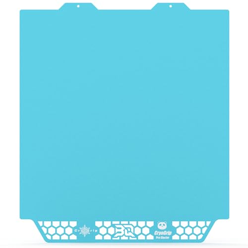 BIQU CryoGrip Pro Glacier Panda Build Plate for Bambu-Lab 3D Printer - color: Glacier-Blue, size: 184*184MM, style: Glacier