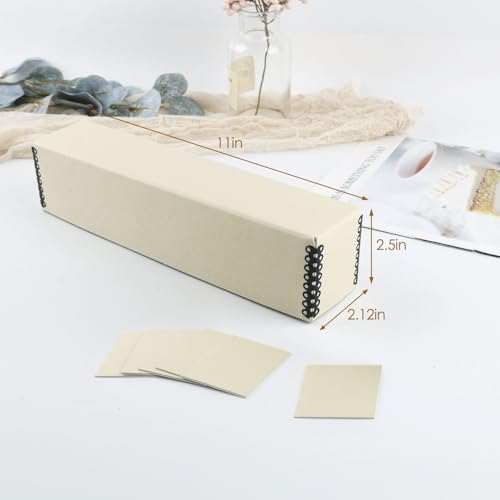 Golden State Art, Archival Slide Storage Case, 2.5"x2.125"x11" -Tan - size: 2.5" x 2.125" x 11"