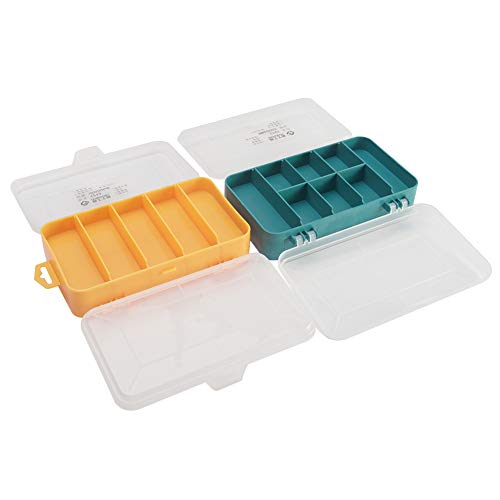 Double Sided Small Parts Organizer Box, 13 Compartments Storage Case