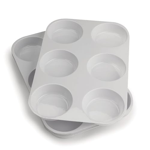 S&S Worldwide Paint or Sorting Trays (Pack of 6), White, Modern, 11inx7in