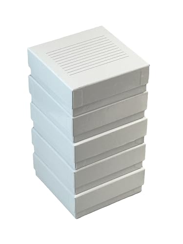 Cardboard Cryogenic Vials Storage Box Cryobox and Dividers 2ml 81well Pack of 5 - size: 2ML-81 Wells