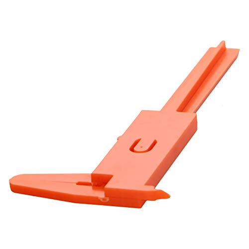 Utoolmart 5Pcs Vernier Caliper 80mm / 3.1-inch Plastic Measuring Tool for Precision Measurements Outside Inside Depth (Orange - size: 80mm Orange