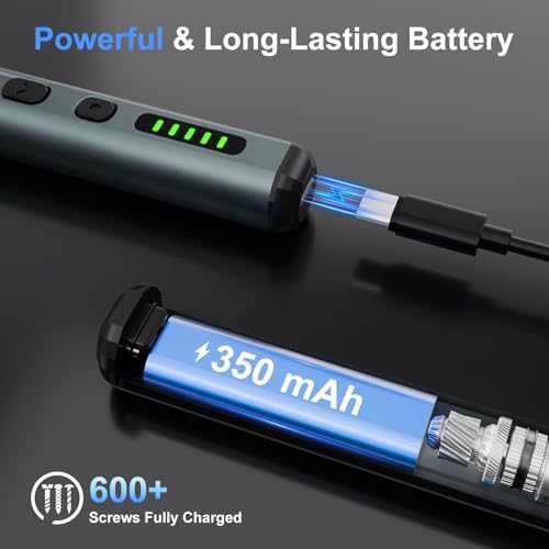 STREBITO 67 in 1 Electric Screwdriver Set, Electric Screwdriver Cordless - color: Standard Blue