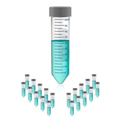 50ml High-Speed Centrifuge Tube, Max.RCF12000G Conical, Printed Graduation, Gamma Sterile, 30x115mm, Pack of 25, IN-CT50A - style: 50mL, 25PCS,Sterile