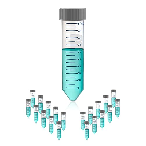 50ml High-Speed Centrifuge Tube, Max.RCF12000G Conical, Printed Graduation, Gamma Sterile, 30x115mm, Pack of 25, IN-CT50A - style: 50mL, 25PCS,Sterile