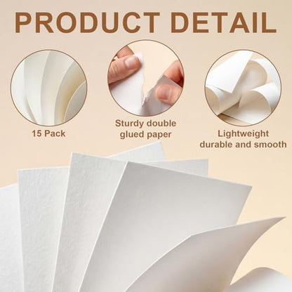 30 Pack Poster Boards 11 x 14 Inch White Poster Boards Heavyweight Poster Board Blank Poster Paper for Vision Boards Crafts Projects School Supplies Presentations Drawing Scrapbooking