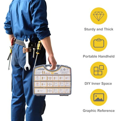 988pcs Grade 8.8 Metric Bolt Assortment, M4 M5 M6 M8 Heavy Duty Bolts and Nuts Kit, Yellow Zinc Plated, Length from 12-30mm - size: M4, M5, M6, M8-988pcs