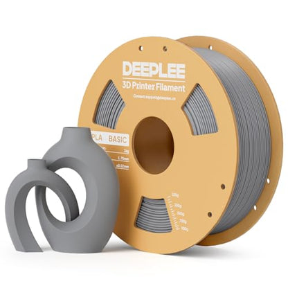 PLA Basic 1.75mm 3D Printer Filament Grey 1KG - color: 1kg*grey