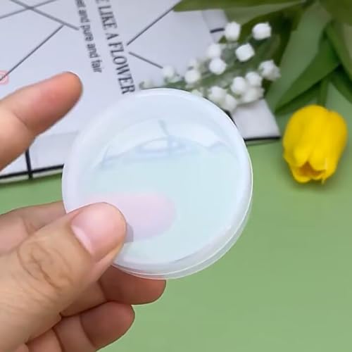 12 Pieces Mini Plastic Round Containers (0.5 oz) 2.17 x H0.71 Inch, Plastic Round Storage Jars for Collecting Small Items, Beads, Jewelry, Game Pieces, Crafts - size: 15 ml (2.17" x 0.71")