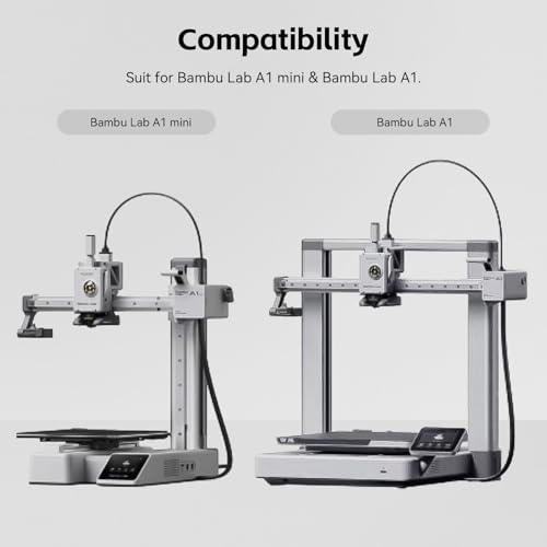 Upgrade 0.2mm Hotend Compatible with Bambu lab A1&A1 Mini,High Temp&Fast Speed Stainless Steel Nozzle+Heating Block Integrated Structure Hot End for BambuLab A1 and A1 Mini 3D Printers - color: 0.2mm Stainless Steel Hotend