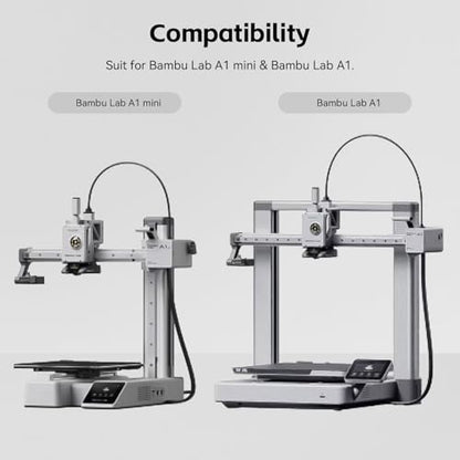 Upgrade 0.2mm Hotend Compatible with Bambu lab A1&A1 Mini,High Temp&Fast Speed Stainless Steel Nozzle+Heating Block Integrated Structure Hot End for BambuLab A1 and A1 Mini 3D Printers - color: 0.2mm Stainless Steel Hotend