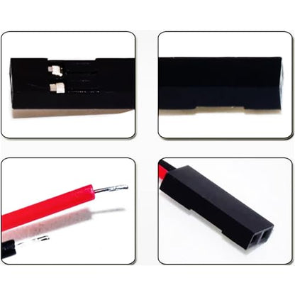 10 Pieces 2 Pin Single Head Female Jumper Wire 2.54mm Pitch Connector Length 30cm for 3D Printe