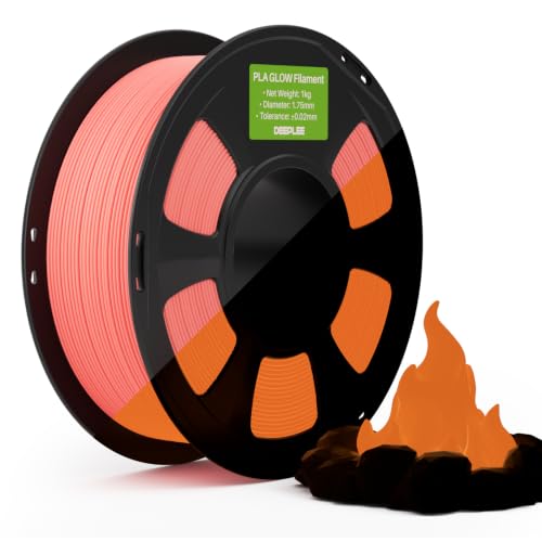 Glow in The Dark PLA Filament 1.75mm 1KG Glow Pink - color: 1*glow Pink