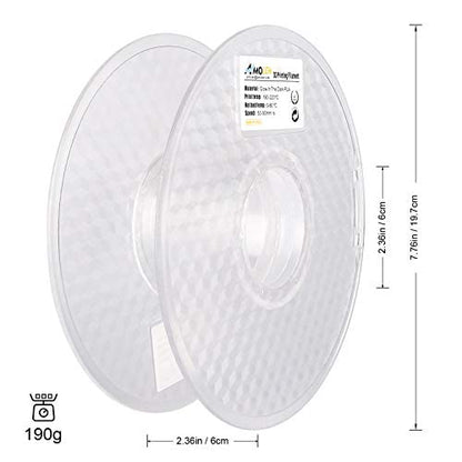 AMOLEN Wood PLA 3D Printer Filament 1.75mm Ebony 20% Real Wood Fiber 1KG - color: Ebony Black