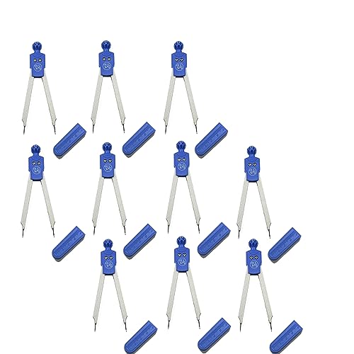 10 Pack - 10 EMI Royal Deluxe EKG ECG Medical Nursing Calipers EKG-100-R-10 - color: Royal 10 Pack